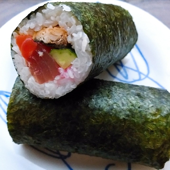 サンマの蒲焼き恵方巻き